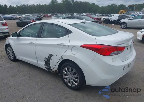 2013 Hyundai Elantra Gls из США, поврежденный, VIN 5NPDH4AE5DH19674